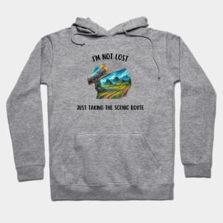 Tractor Mountain Vintage Road Vintage Established Farm Hoodie